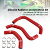 2021-2025 Kawasaki ZX-10R ZX-10RR Silicone Radiator coolant Hose kit Red Generic