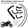 2023-2025 Suzuki GSX-8S Silicone Radiator coolant Hose kit Black Generic