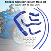 2023-2025 Suzuki GSX-8S Silicone Radiator coolant Hose kit Blue Generic