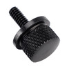 1996-2023 Touring Softail Dyna Sportster Model 1/4-20 Knurled Seat Bolt Screw Black Generic
