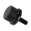 1996-2023 Touring Softail Dyna Sportster Model 1/4-20 Knurled Seat Bolt Screw Black Generic