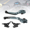 2023-2025 YAMAHA XMAX 300 Adjustable Folding Extendable Racing Brake & Clutch Levers Black Generic