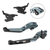 2023-2025 YAMAHA XMAX 300 Adjustable Folding Extendable Racing Brake & Clutch Levers Black Generic