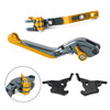 2023-2025 YAMAHA XMAX 300 Adjustable Folding Extendable Racing Brake & Clutch Levers Gold Generic