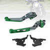 2023-2025 YAMAHA XMAX 300 Adjustable Folding Extendable Racing Brake & Clutch Levers Green Generic