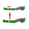 2023-2025 YAMAHA XMAX 300 Adjustable Folding Extendable Racing Brake & Clutch Levers Green Generic