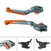 2023-2025 YAMAHA XMAX 300 Adjustable Folding Extendable Racing Brake & Clutch Levers Orange Generic