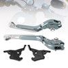 2023-2025 YAMAHA XMAX 300 Adjustable Folding Extendable Racing Brake & Clutch Levers Silver Generic