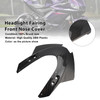 2025-2026 Yamaha YZF-R3 YZF-R25 Headlight Fairing Front Nose Cover Carbon Generic
