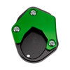 2010-2016 KAWASAKI KLX150 Extension Kickstand Side Enlarger Pad Cnc Green Generic