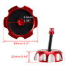 2003-2006 Kawasaki KLX125 KLX125L Aluminum Gas Fuel Tank Cap with Vent Hose 51049-S004 Red Generic