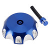 2003-2017 Suzuki RM65 RM100 RM125 RM250 Aluminum Gas Fuel Tank Cap with Vent Hose 2FJ-24610-00 Blue Generic