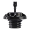 1996-up Touring and Softai Aluminum Gas Fuel Tank Cap with Vent Hose Black Generic