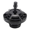 1996-up Touring and Softai Aluminum Gas Fuel Tank Cap with Vent Hose Black Generic