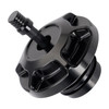 1996-up Touring and Softai Aluminum Gas Fuel Tank Cap with Vent Hose Black Generic