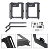 2015-on Polaris RZR 800 900 1000 2 Pack Utv Seat Bases Lower&Recline Kit Black Generic