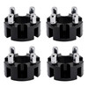 Yamaha Club Car Ezgo 2 Inch Golf Cart Wheel Spacers Kit With Lug Nuts Black Generic