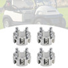 Yamaha Club Car Ezgo 2 Inch Golf Cart Wheel Spacers Kit With Lug Nuts Black Generic
