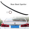 2017-2023 BMW 5 series G30 Sedan Rear Boot Spoiler Gloss Black Generic