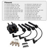 1995-2005 DODGE AVENGER CARAVAN NEON Ignition Coil Pack Spark Plug Wire Set UF189 UF403 UF410 Generic