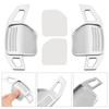 2008-2014 Audi A3 A4 A5 A6 TT Q5 Steering Wheel Paddle Shifter Aluminium Silver Generic