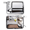 1999-2016 Ford F-250 F-350 F450 F550 F650 F750 Excursion 4Pcs Chrome Exterior Door Handle Set Generic