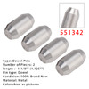 2 Pack Dowel Pins 551342 Engine to Transmission Replacement Steel Alignment Pin Stock Length 1.125"