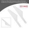 LS Truck/SUV LS1 LSX LM7 LR4 LQ4 L92 L96 2 Pack Iron Block Drill Template to Mount Alternator 551445 Generic