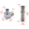1962-1979 Nova 2PCS Heater Hose Fitting 3/4" Water Pump 5/8" Intake 4530/9514X Generic