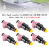 1996-2000 BMW E36 328i M3 E39 Z3 2.8L 3.2L 6Pcs Fuel Injector 0280150440 Generic
