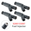 1999-2004 Ford Contour Escape Focus L4 2.0L 4Pcs Fuel Injector 0280155887 Generic