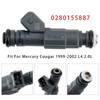 1999-2000 Mystique L4 2.0L 1Pcs Fuel Injector 0280155887 Generic