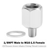 1/8NPT Male to M16-1.5 Female Oil Pressure Sensor Adapter Fitting Thread Connector