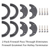 2 Pack Firewall Pass Through Eliminates Firewall Grommet For Holley Terminator