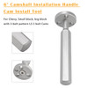 6" Camshaft Installation Handle Cam Install Tool For Chevy, Small block, big block with 3-bolt pattern LS 3 bolt Cams