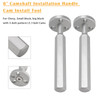 2x 6" Camshaft Installation Handle Cam Install Tool For Chevy, Small block, big block with 3-bolt pattern LS 3 bolt Cams