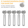 5x 6" Camshaft Installation Handle Cam Install Tool For Chevy, Small block, big block with 3-bolt pattern LS 3 bolt Cams