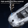Audi A1 A3 S3 Leather Alloy Zinc Car Key Silvery Case Cover Generic
