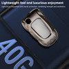 VW Polo Skoda Leather Alloy Zinc Car Key Gray Case Cover Generic