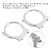 2 Pack 2lb Nitrous Bottle Bracket 2.5 2 Two Pound 4-3/8" Bottle Diameter Tank Mount NOS Billet 551443 For GSXR