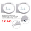 2 Pack 2lb Nitrous Bottle Bracket 2.5 2 Two Pound 4-3/8" Bottle Diameter Tank Mount NOS Billet 551443 For GSXR