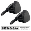 2015-2020 Jeep Renegade 2Pcs Windshield Wiper Spray Nozzle 68256068AA Generic