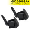 2015-2020 Jeep Renegade 2Pcs Windshield Wiper Spray Nozzle 68256068AA Generic