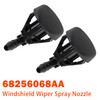 2015-2020 Jeep Renegade 2Pcs Windshield Wiper Spray Nozzle 68256068AA Generic