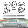 1981-1988 Buick Regal & Oldsmobile Cutlass RWD 2 door G-Body Weatherstripping Seal Kit 568979 Generic