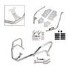 2022-2025 HONDA ADV350 Upper + Lower Engine Guard Frame Crash Bar Kit Silver Generic