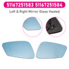 2008-2018 BMW 5 6 7 series Left & Right Mirror Glass Heated 51167251583 51167251584 Generic