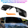 1998-2005 BMW 3 Series E46 Sedan 2PCS M Style Wing Car Side Mirror Cover Caps Carbon Generic