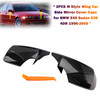 2001-2005 BMW 3 Series E46 Hatchback 2PCS M Style Wing Car Side Mirror Cover Caps Carbon Generic