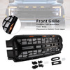 2024+ Ford F150 With LED Light 1* Front Bumper Grille With Letters Black Generic